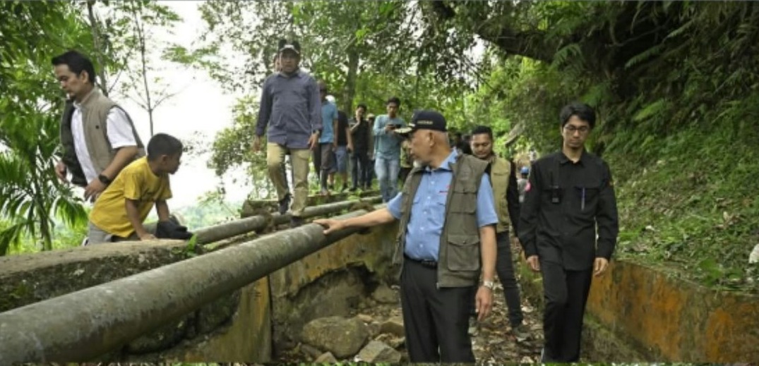Pemprov Siapkan Anggaran 2 Miliar untuk Pembenahan  Saluran Irigasi Banda Gadang Kabupaten Solok