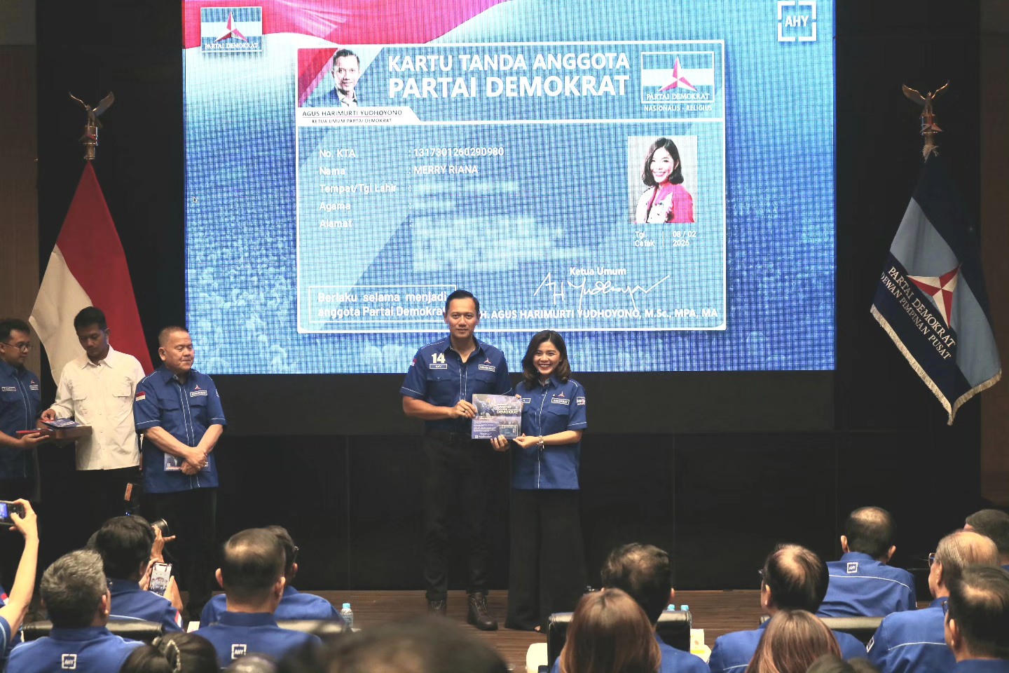 AHY Sambut Merry Riana Gabung Demokrat: Energi Baru Politik Harapan